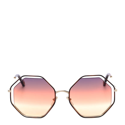 Chloe Octagonal Sunglasses CE132S Gold 4 of 7