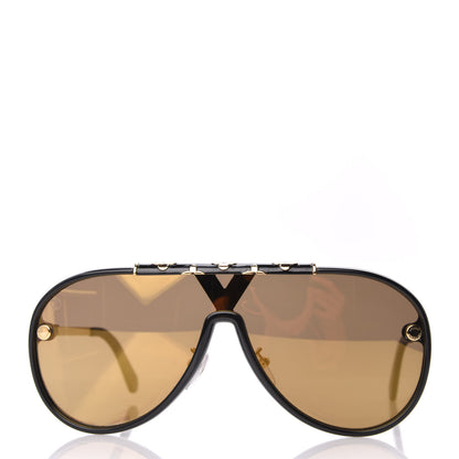 Louis Vuitton Acetate Mascot Sunglasses Z1059W Black 2 of 7