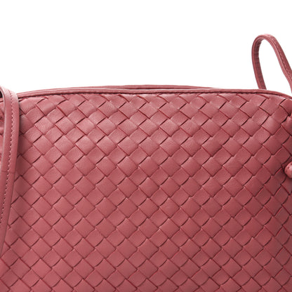 Bottega Veneta Nappa Intrecciato Nodini Crossbody Messenger Rose Pink 12 of 12