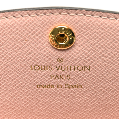 Louis Vuitton Damier Ebene Rosalie Coin Purse Rose Ballerine 6 of 6