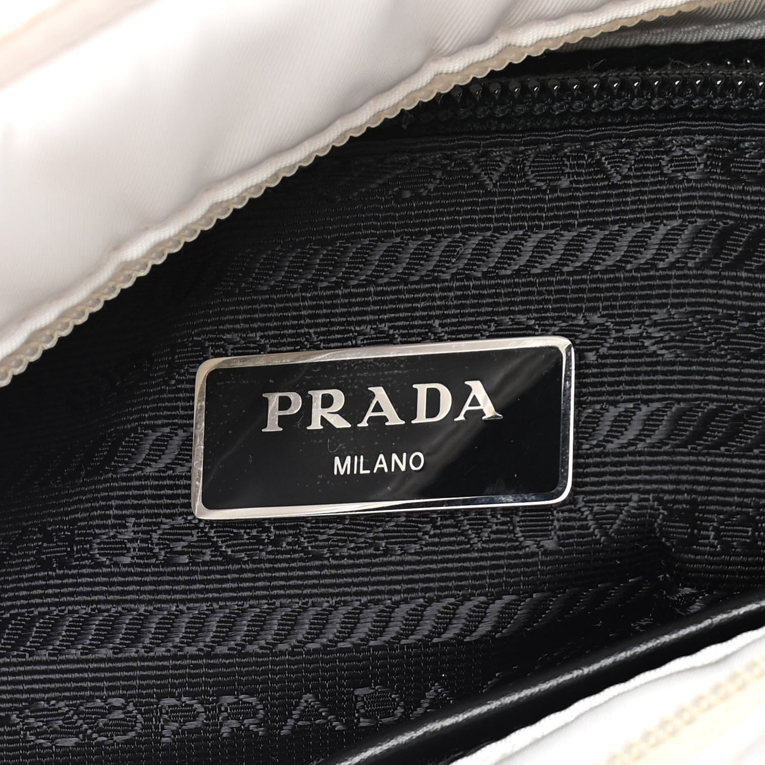 Prada Tessuto Nylon Pocket Tote Bianco 6 of 14