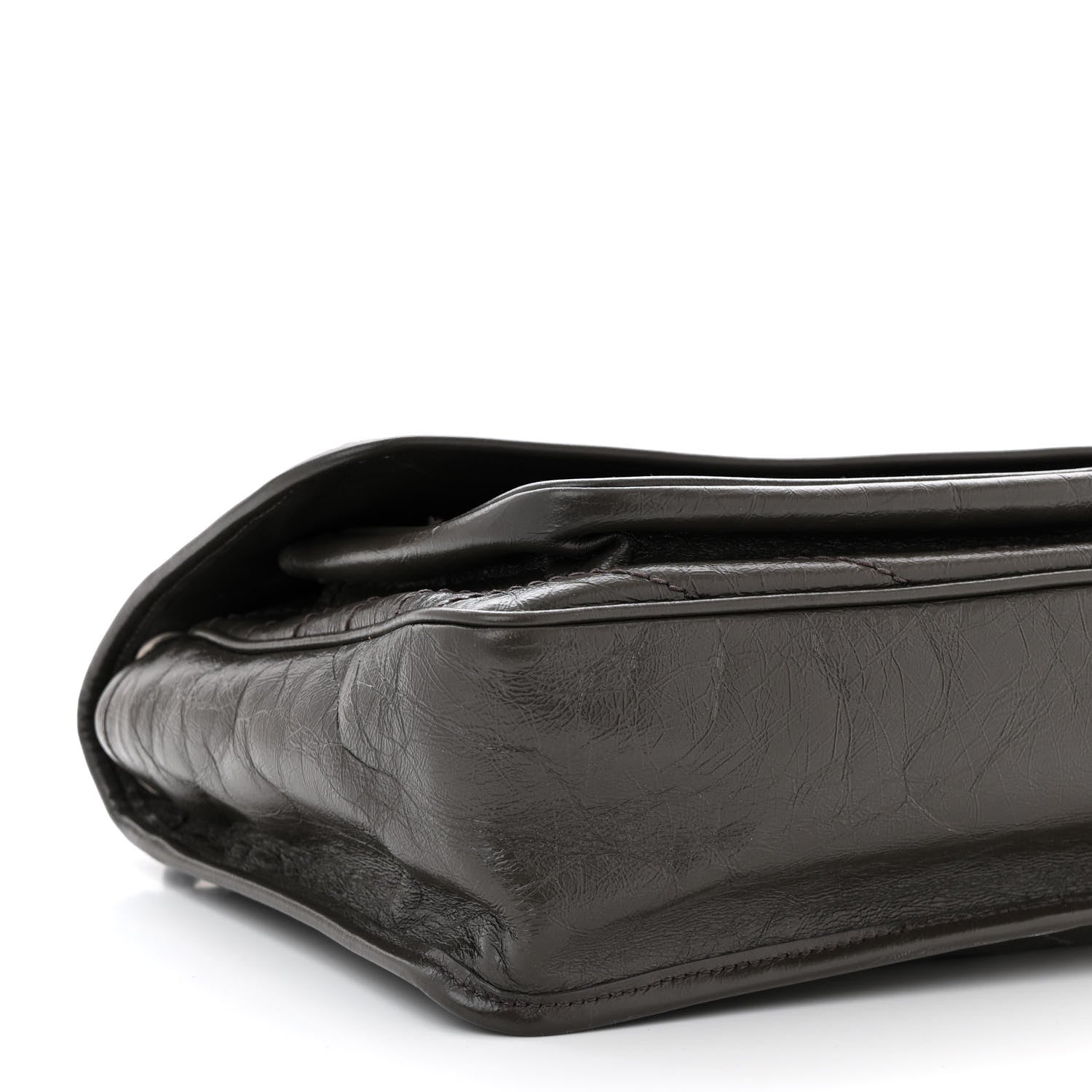 Saint Laurent Crinkled Calfskin Matelasse Monogram Medium Niki Chain Satchel Pebble 9 of 11