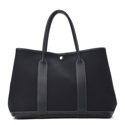 Hermes Toile Negonda Garden Party Tote 36 MM Black 1 of 13