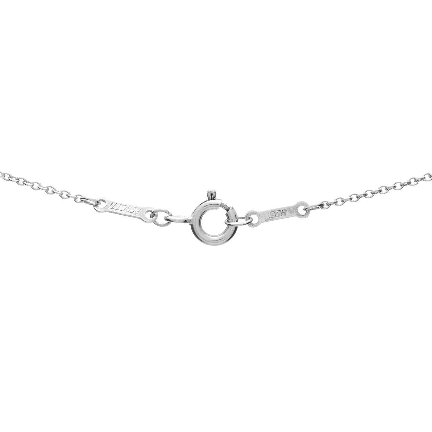 Sterling Silver Elsa Peretti Letter A Pendant Necklace