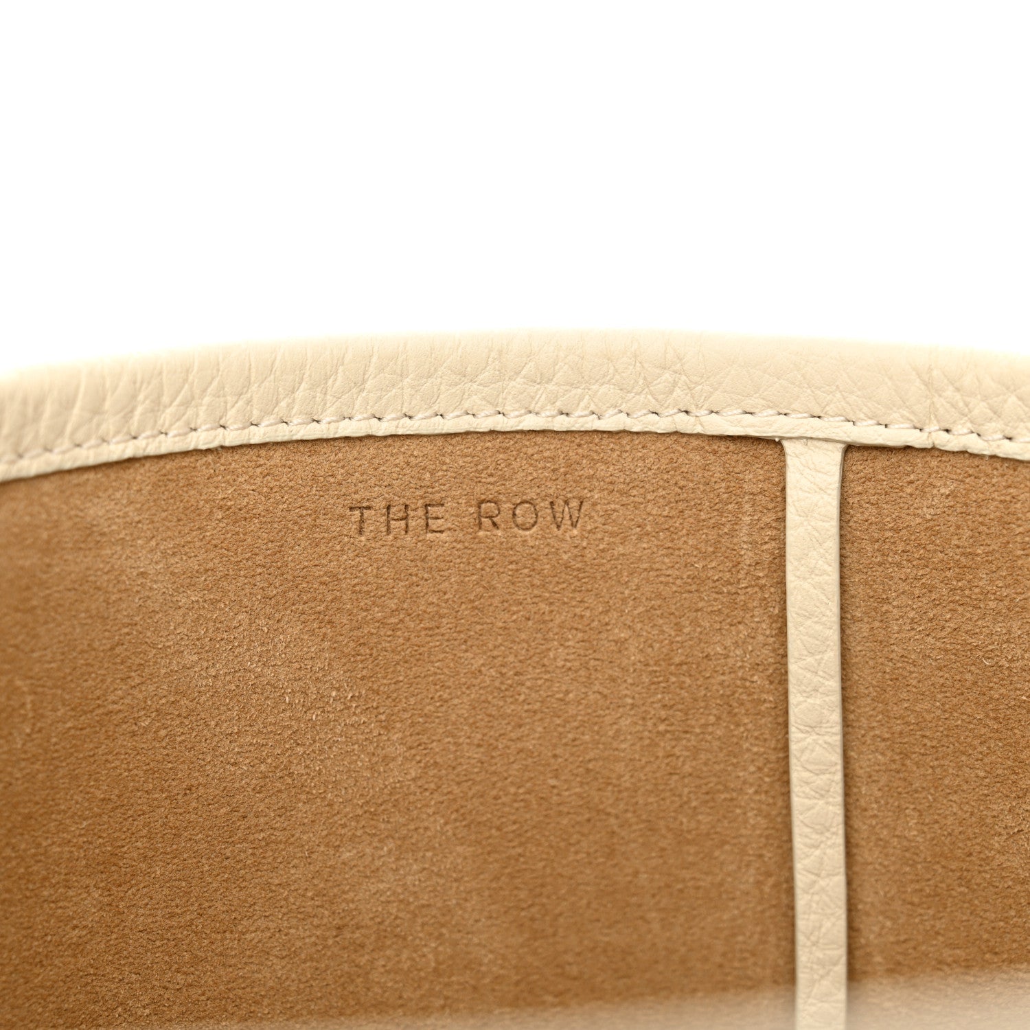 The Row Grained Calfskin Medium N/S Park Tote Ivory 6 of 11