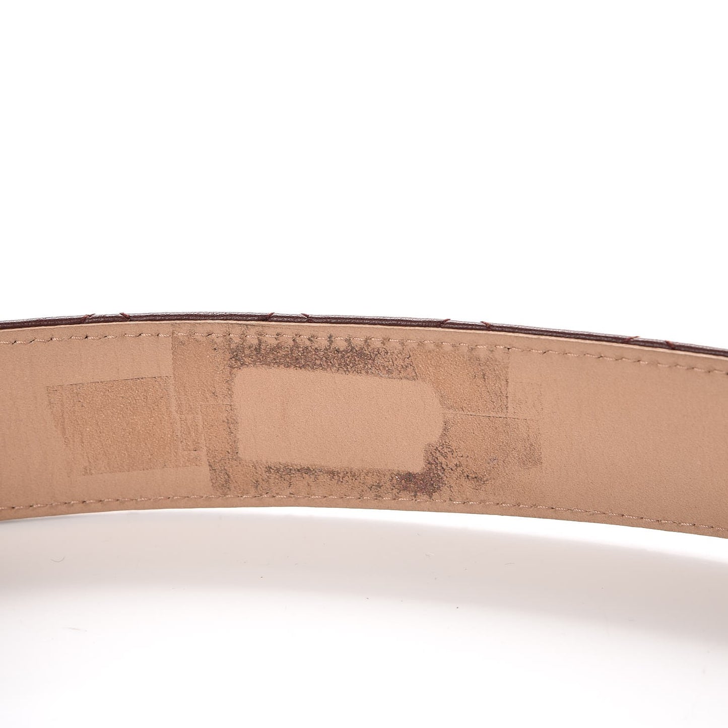 Lambskin Quilted CC Belt 90 36 Bordeaux