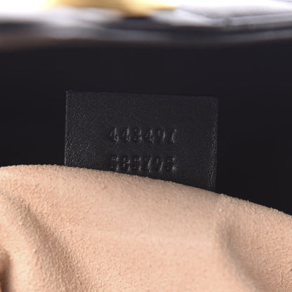 Gucci Calfskin Matelasse Small GG Marmont Shoulder Bag Black 6 of 11