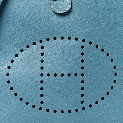Hermes Epsom Evelyne III PM Blue Jean 8 of 11