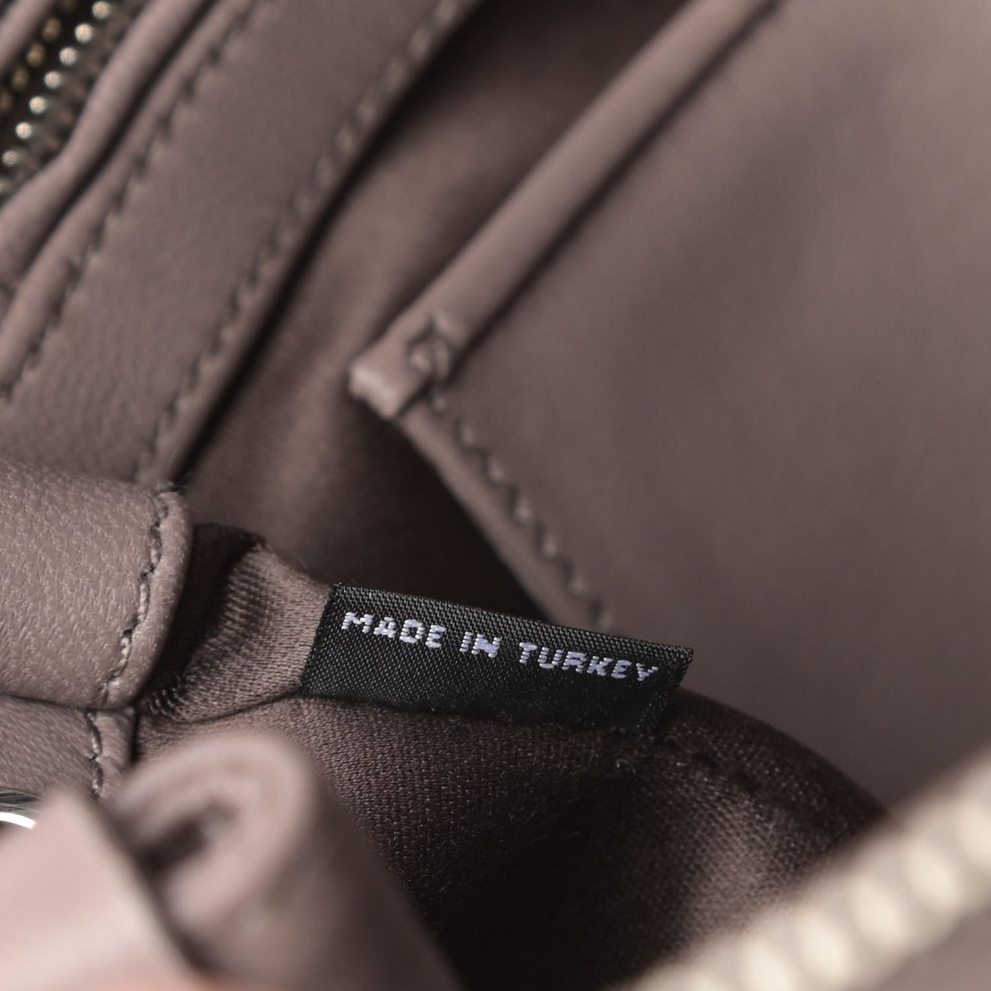 Nappa Matelasse Top Handle Bag Pomice