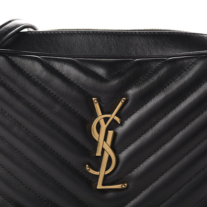Saint Laurent Calfskin Matelasse Monogram Lou Camera Bag Black 11 of 11