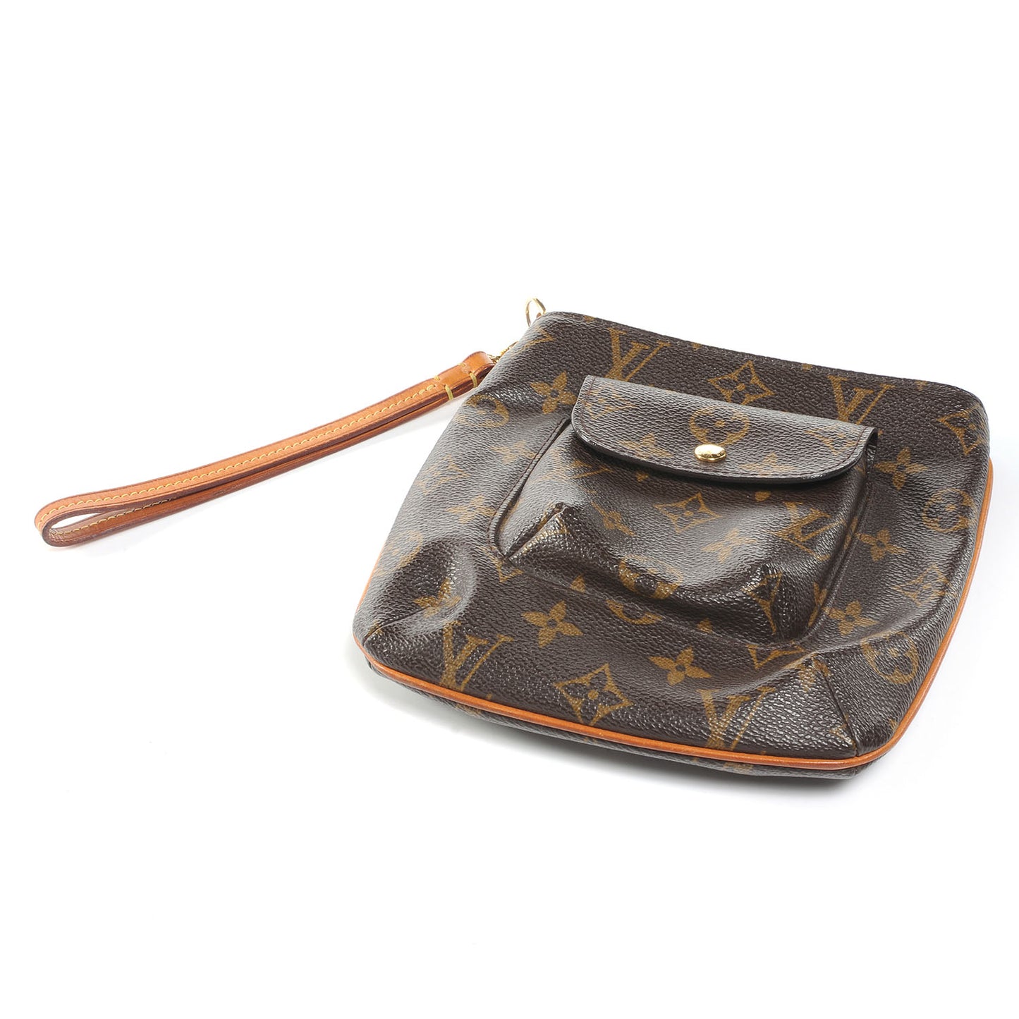 Monogram Partition Wristlet