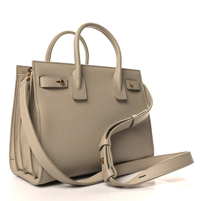 Saint Laurent Grained Calfskin Baby Sac De Jour Beige 3 of 11