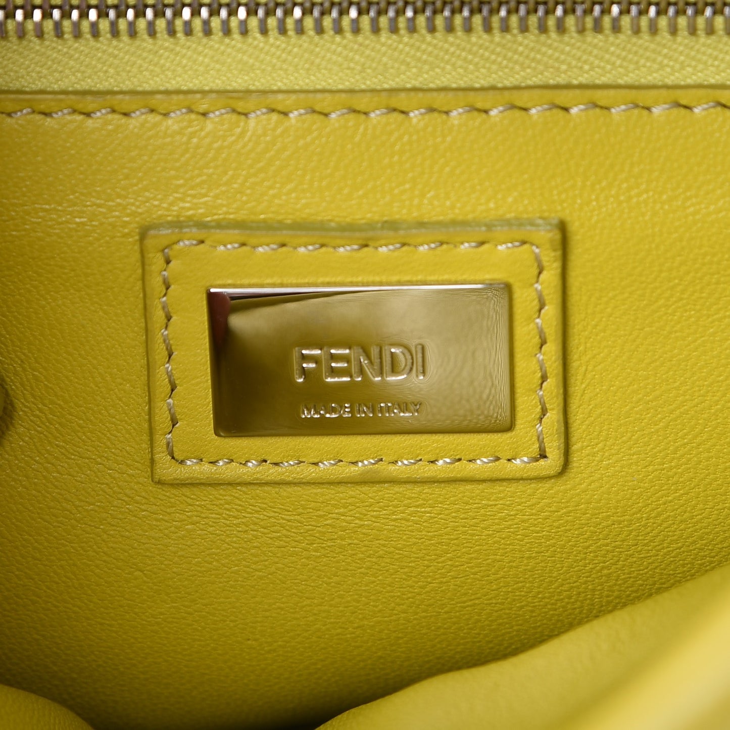 Nappa Mini Peekaboo Iconic Satchel Lime