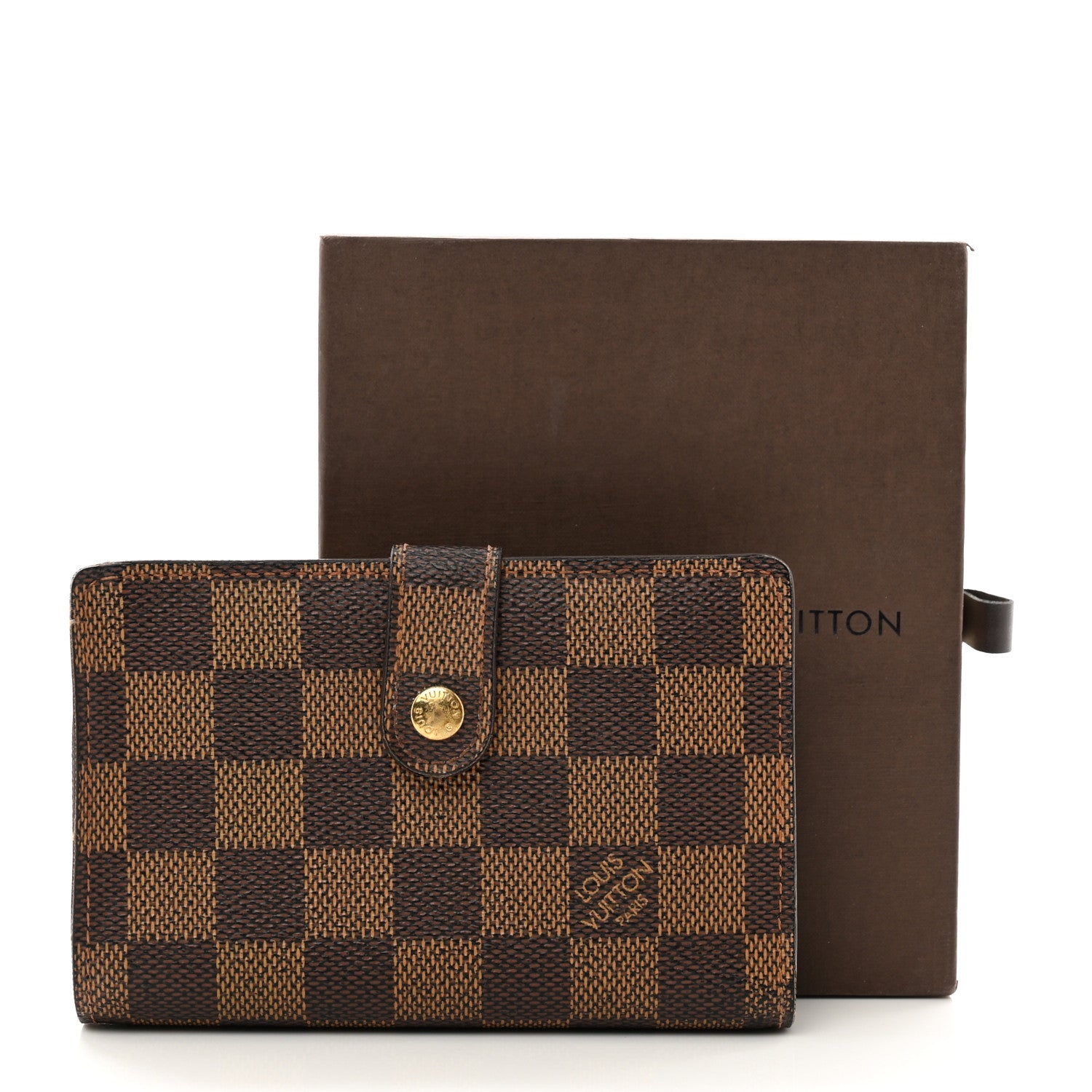 Louis Vuitton Damier Ebene French Purse Wallet 9 of 9