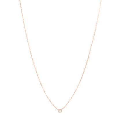 Cartier 18K Pink Gold Diamond XS D'Amour Pendant Necklace 1 of 5