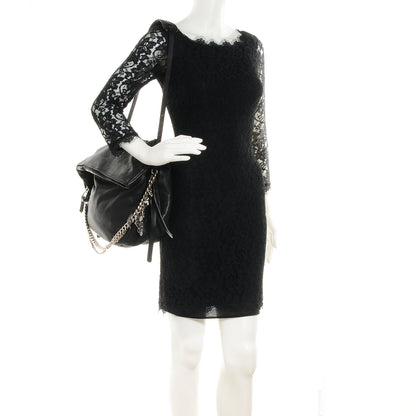 Jimmy Choo Biker Leather Large Crossbody Black 2 of 9