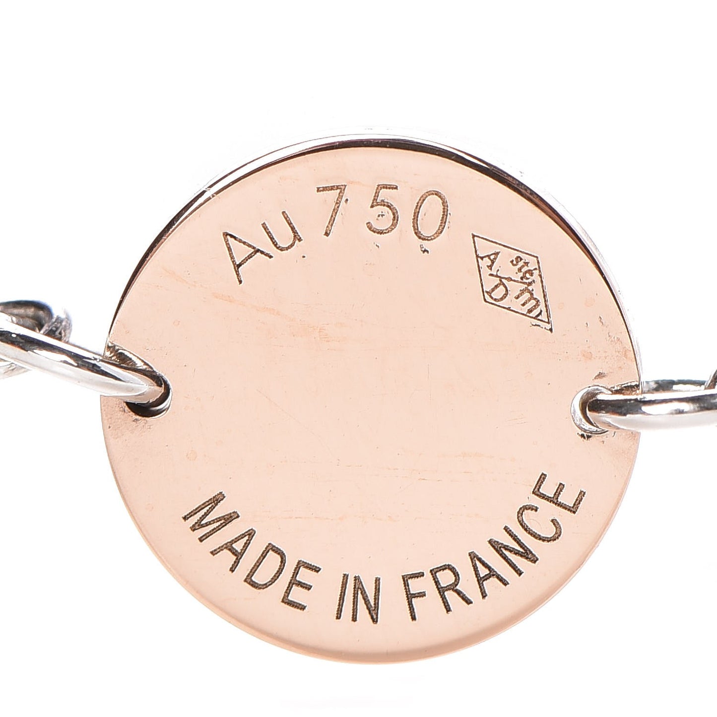 Sterling Silver 18K Rose Gold Confettis Bracelet S