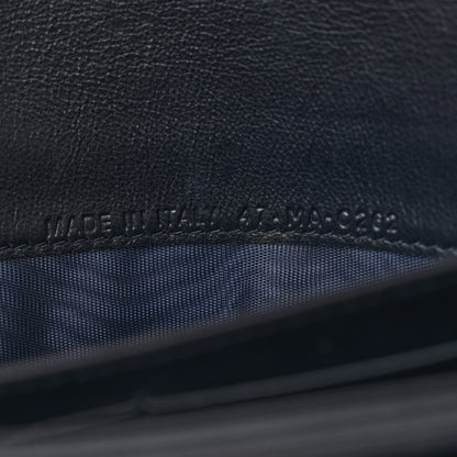 Christian Dior Oblique Saddle Chain Long Wallet Blue 10 of 15