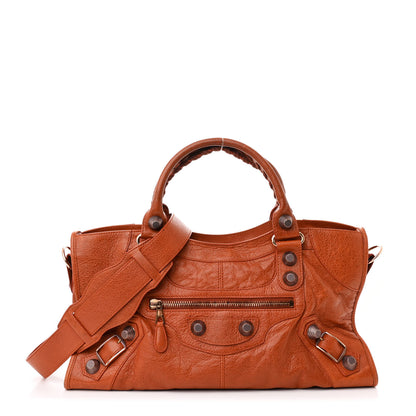 Balenciaga Agneau Giant 21 Rose Gold Hardware Part Time Orange Brulee 1 of 12
