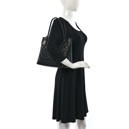Chanel Caviar Quilted Medallion Tote Black 2 of 11