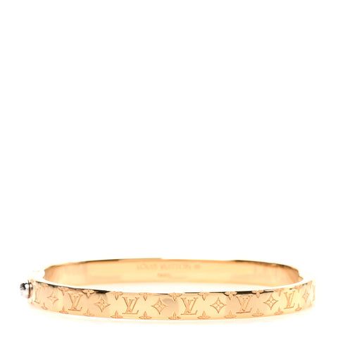 Brass Monogram Nanogram Cuff S Gold