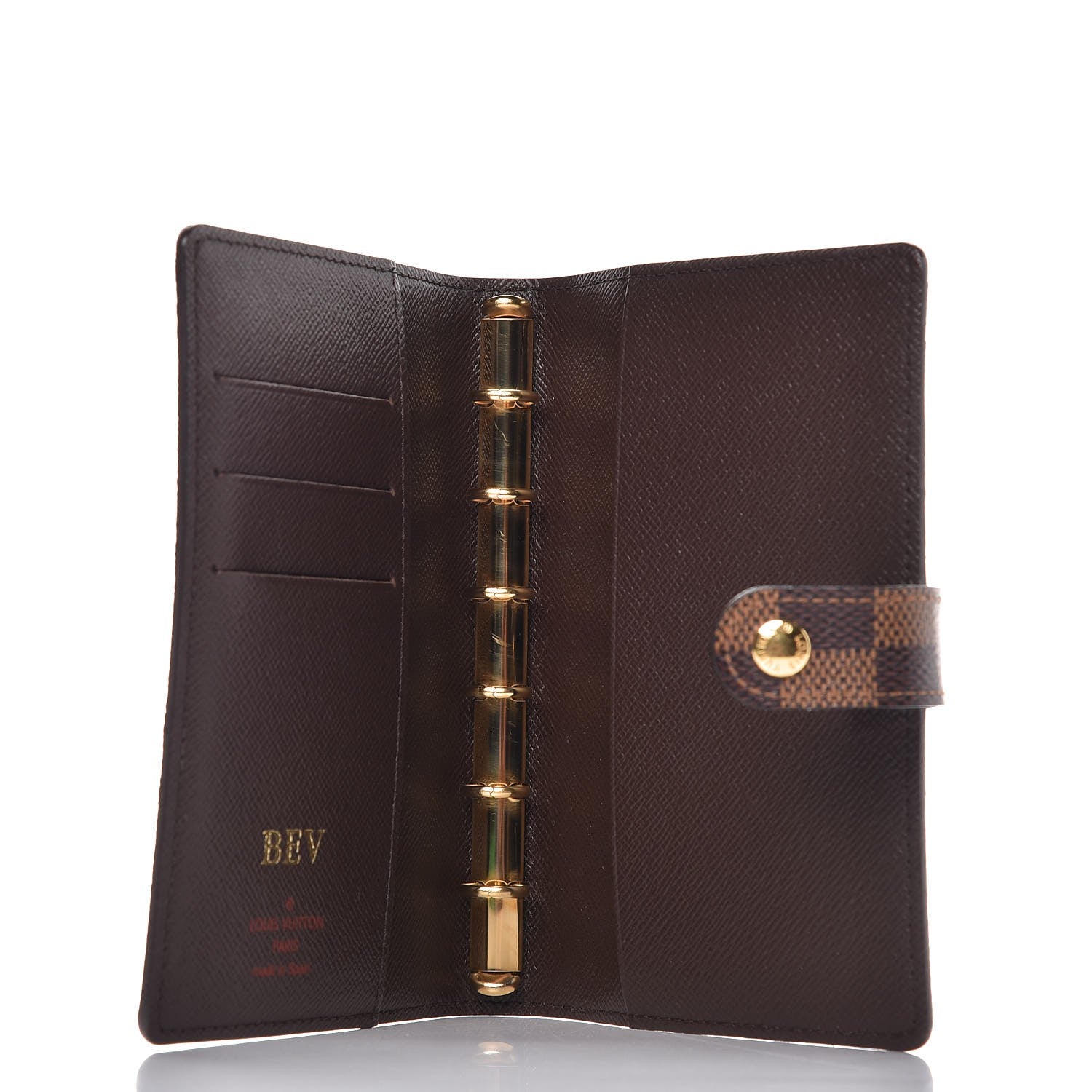 Louis Vuitton Damier Ebene Small Ring Agenda Cover 5 of 8