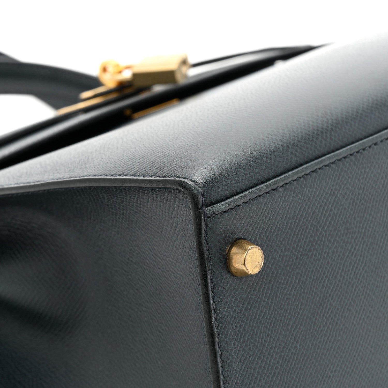 Hermes Courchevel Kelly Sellier 32 Bleu Indigo 14 of 18