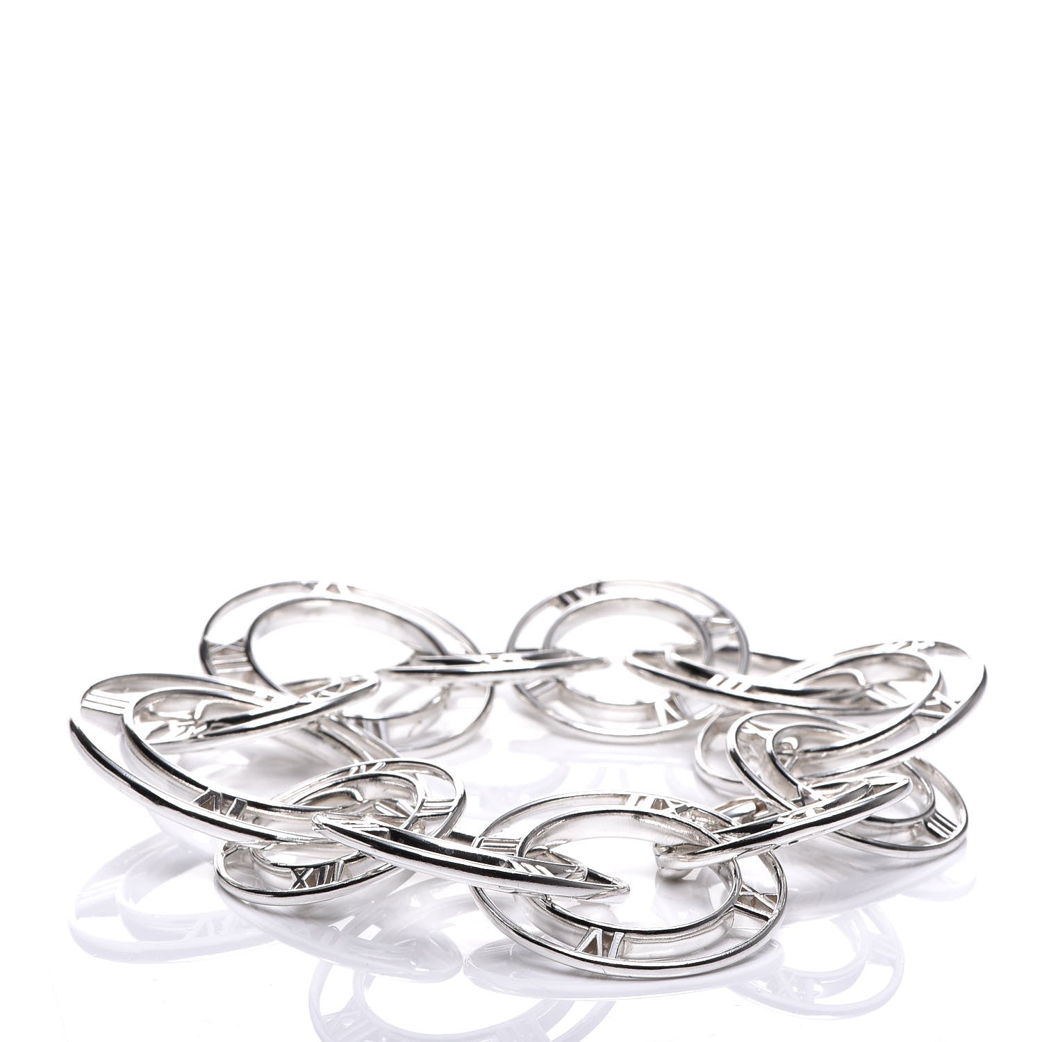 Tiffany Sterling Silver Atlas Link Bracelet 3 of 5