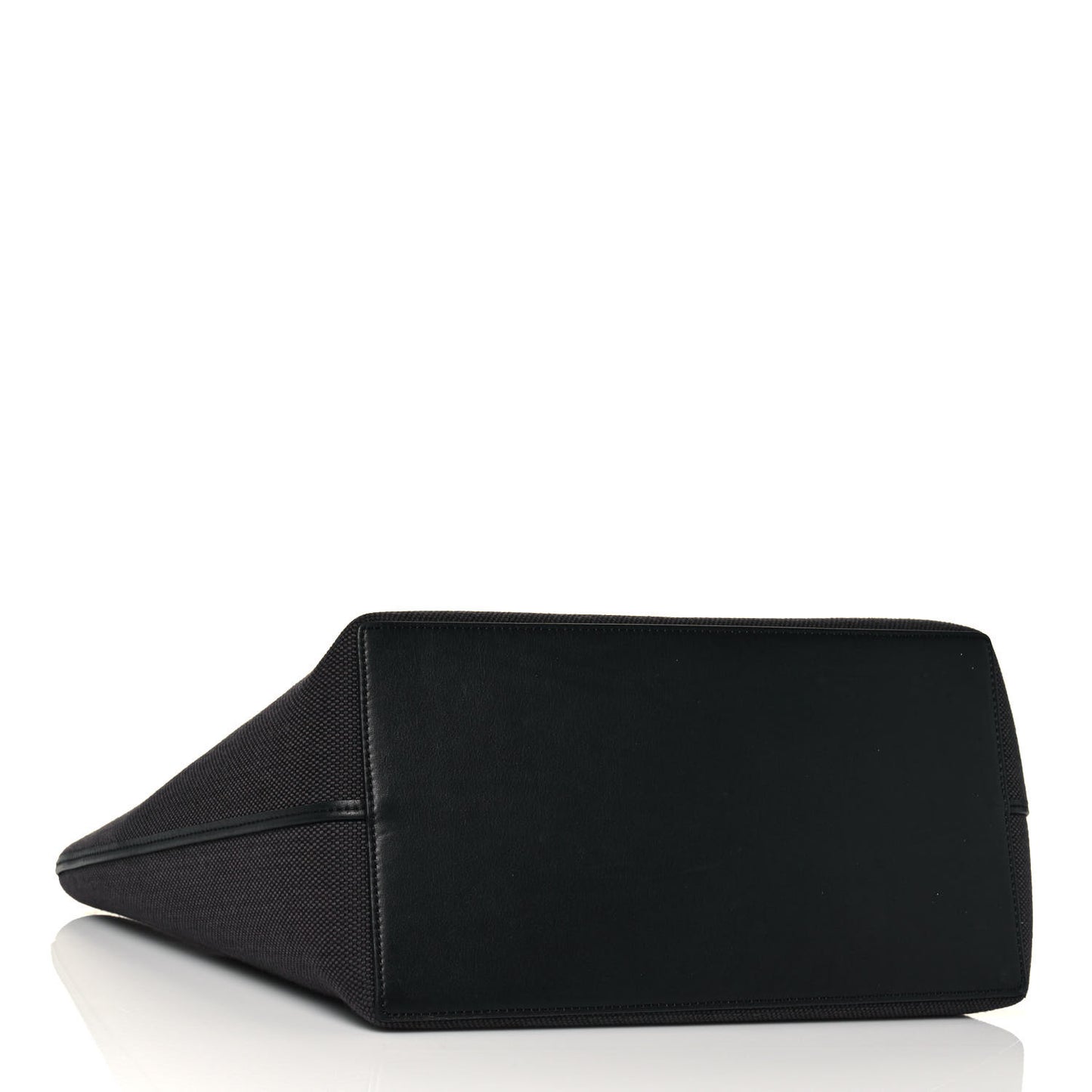 Canvas Calfskin Anagram Tote Anthracite