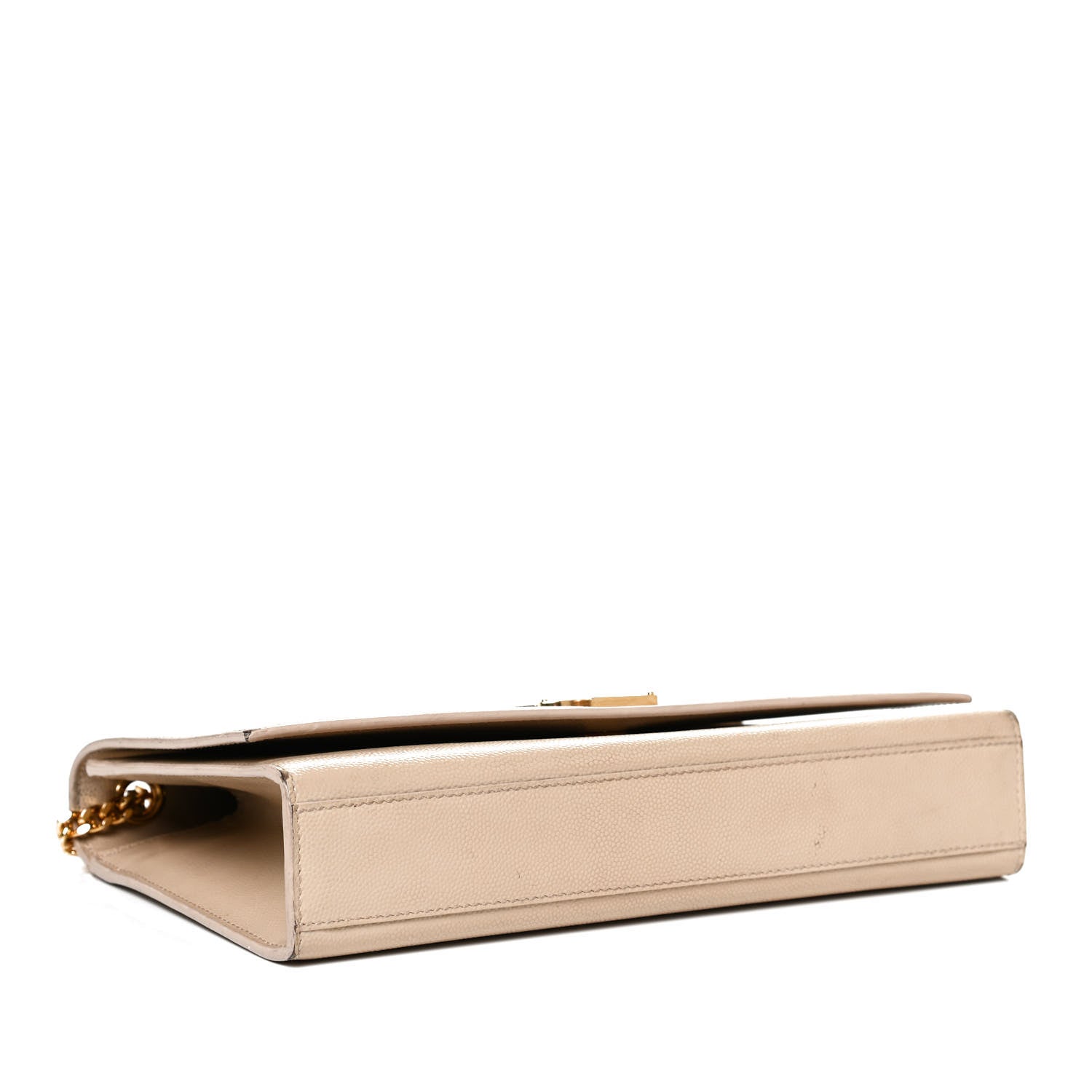 Saint Laurent Grain De Poudre Medium Monogram Kate Satchel Nude Powder 4 of 10