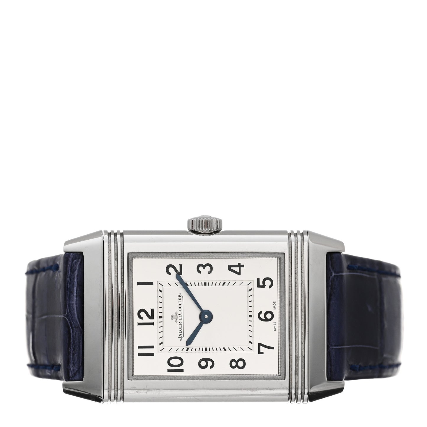 Stainless Steel Alligator 24.4mm Reverso Classique Quartz Watch Q2518540
