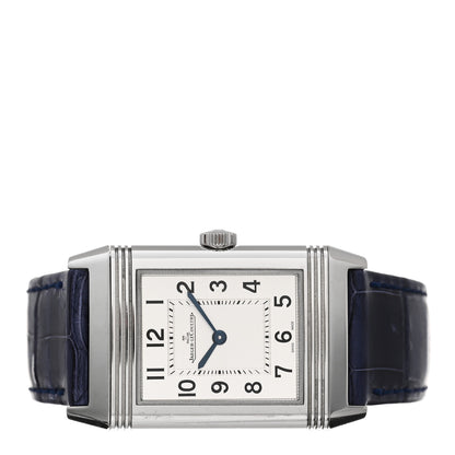 Jaeger-LeCoultre Stainless Steel Alligator 24.4mm Reverso Classique Quartz Watch Q2518540 2 of 5