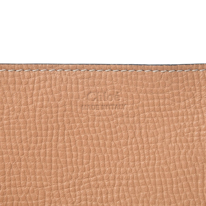 Chloe Grained Calfskin Lambskin Drew Shoulder Bag Wet Sand Sunflower 6 of 9
