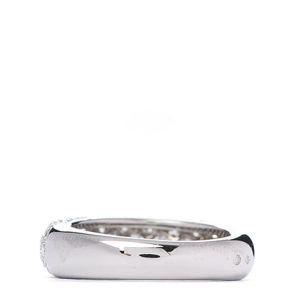 Cartier 18K White Gold Diamond 6mm Etincelle De Band Ring 48 4.5 4 of 5