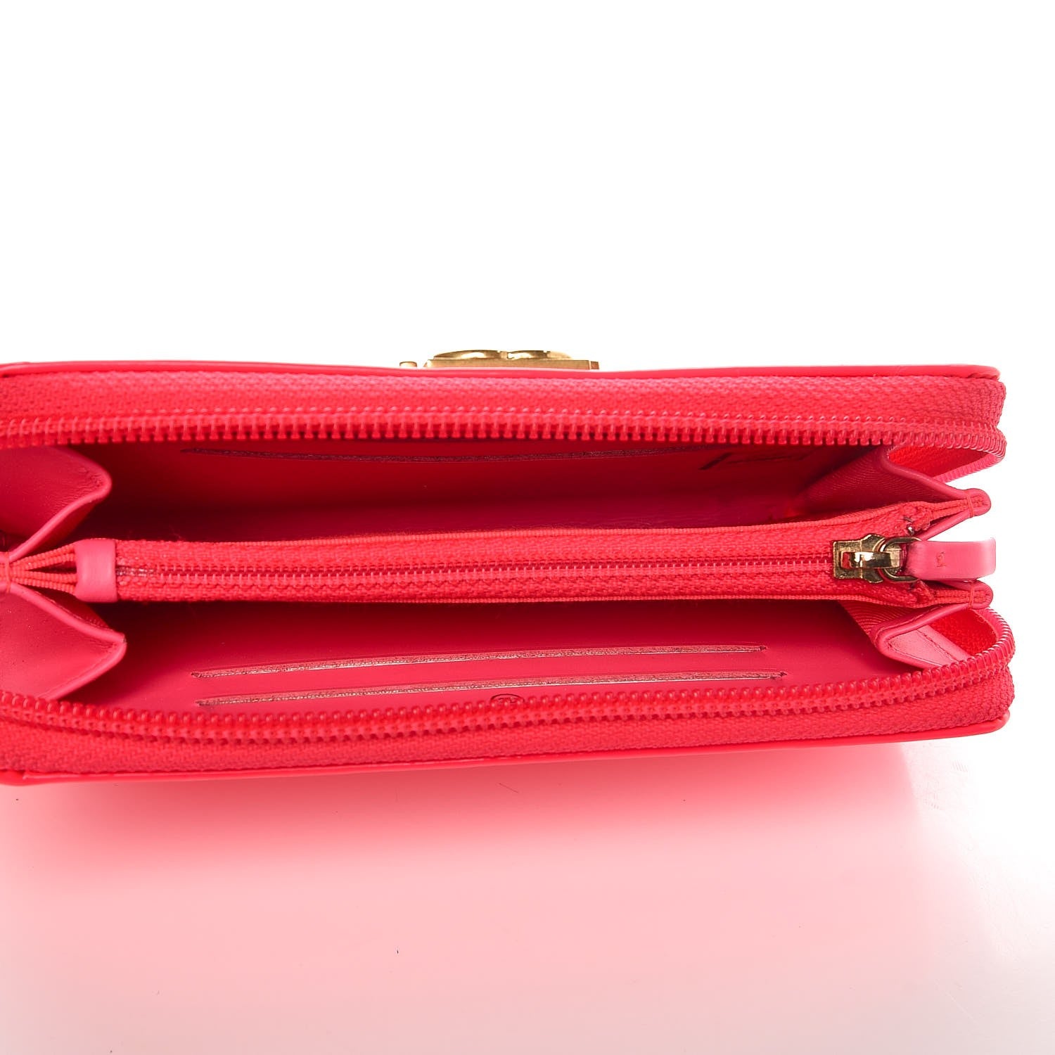 Chanel Patent Quilted Small Boy Zip Around Wallet Pink 8 of 8