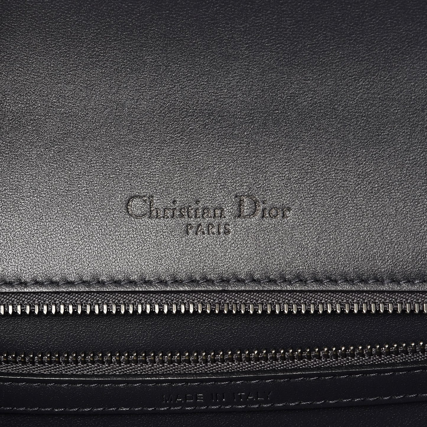 Metallic Patent Micro-Cannage Medium Diorama Flap Bag Graphite