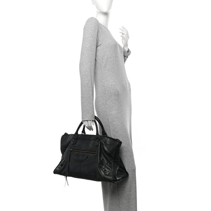 Balenciaga Agneau Classic Hardware Work Black 2 of 11