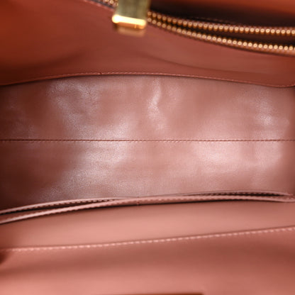 Salvatore Ferragamo Calfskin Medium The Studio Box Bag Antique Rose 5 of 8