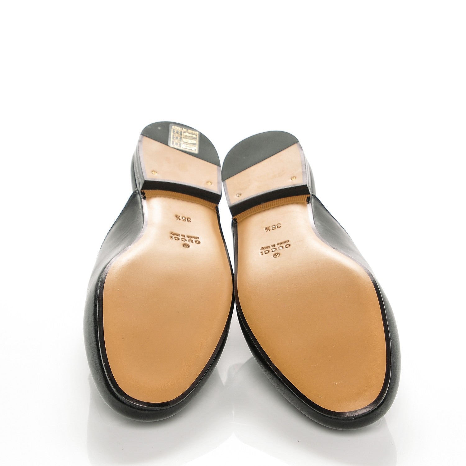 Gucci Calfskin Womens Princetown Slippers 36.5 Black 6 of 8