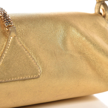 Jimmy Choo Metallic Lambskin Tulita Evening Bag Gold 8 of 15