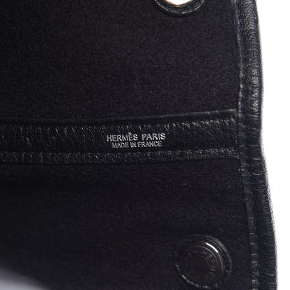 Hermes Ribbed Wool Negonda Garden Party MM 36 Black 6 of 13