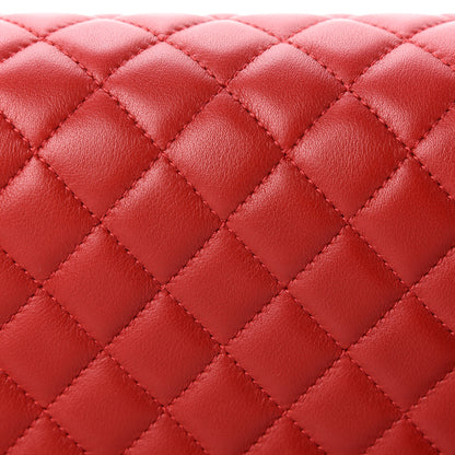 Chanel Calfskin Quilted Medium Boy Flap Red 8 of 10