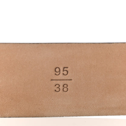 Chanel Calfskin Belt 95 38 Black 6 of 7