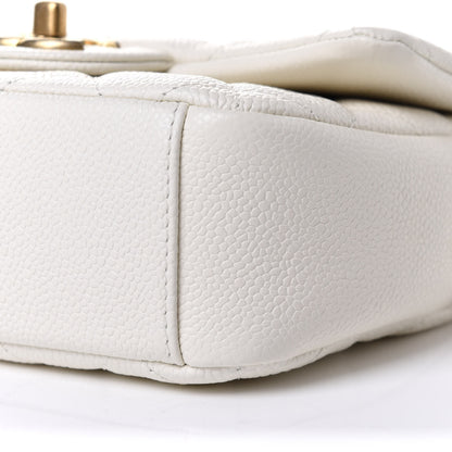 Chanel Caviar Quilted Mini Chain Soul Flap White 18 of 22