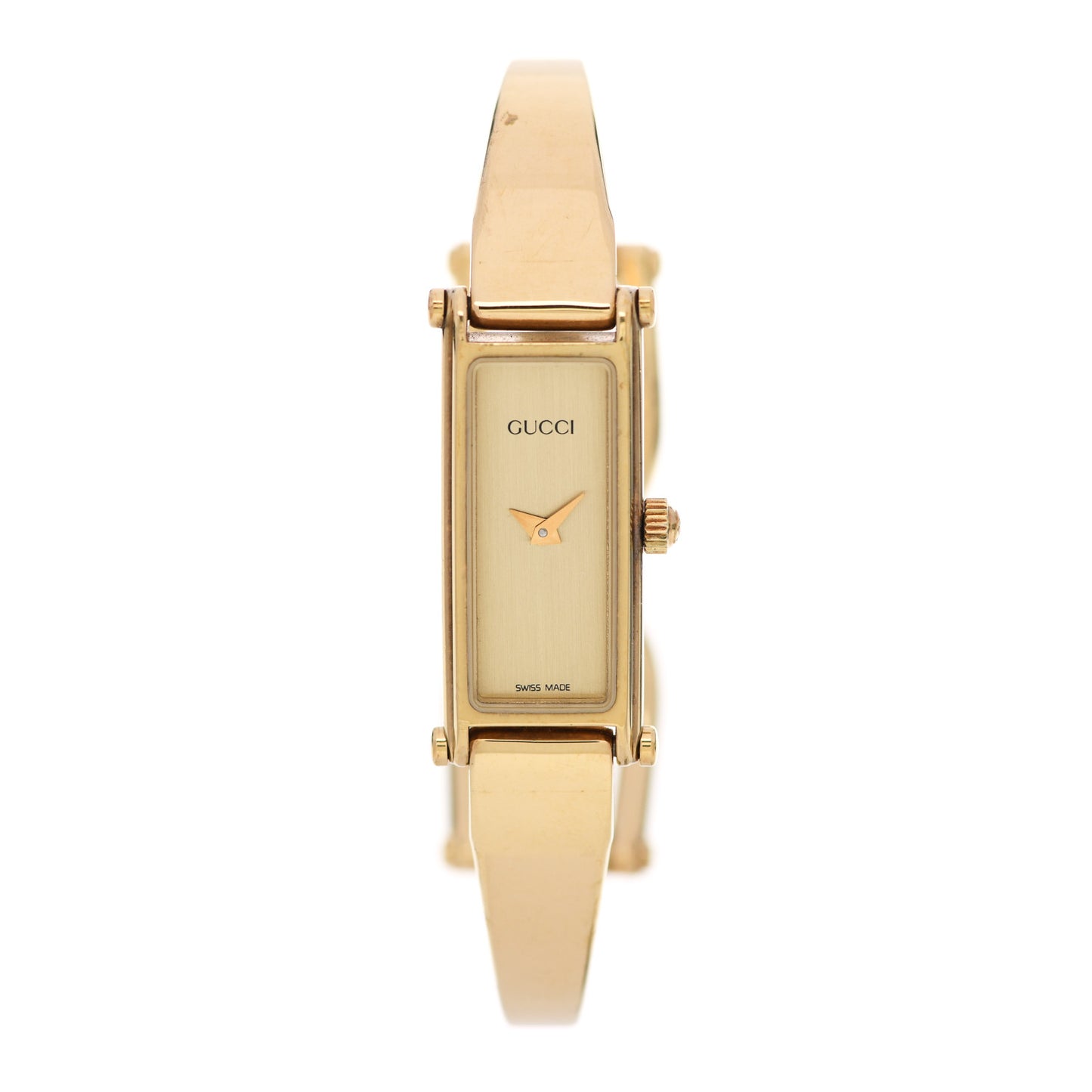 Stainless Steel 12mm 1500L Horsebit Quartz Watch Gold