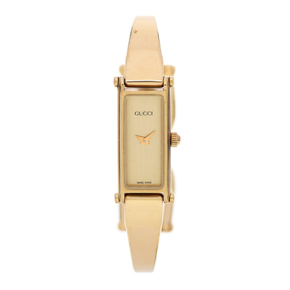 Gucci Stainless Steel 12mm 1500L Horsebit Quartz Watch Gold 1 of 6