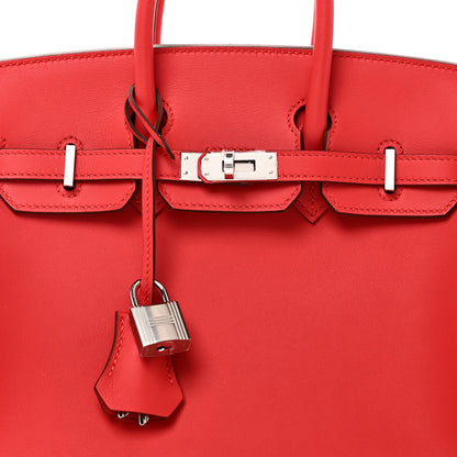 Hermes Swift Birkin 25 Rouge Radieux 8 of 10