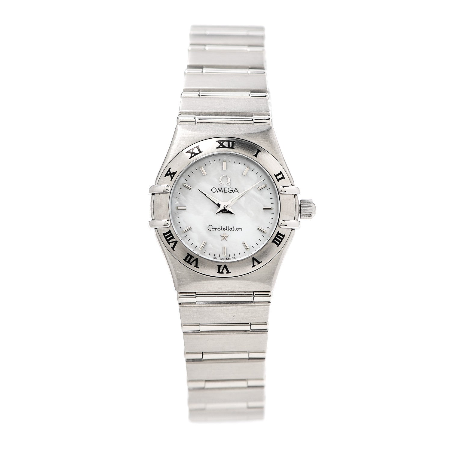 Omega Stainless Steel Mother of Pearl 22mm Constellation Quartz Watch 1562.71 1 of 5