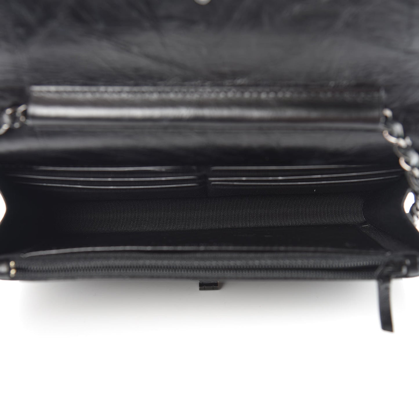 Aged Calfskin Quilted Reissue Wallet On Chain WOC So Black