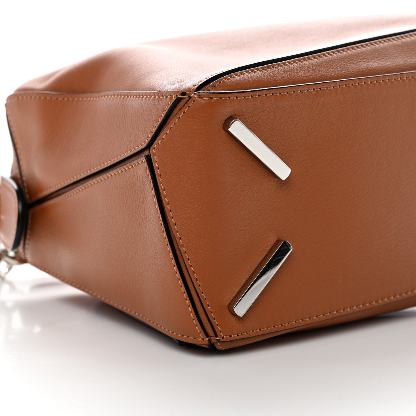 Calfskin Small Puzzle Bag Tan